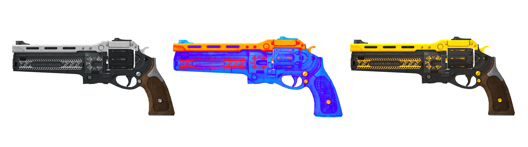 The Gearstack: Uses a channel mask to apply color and detail to the material.