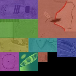 Sample plated diffuse map