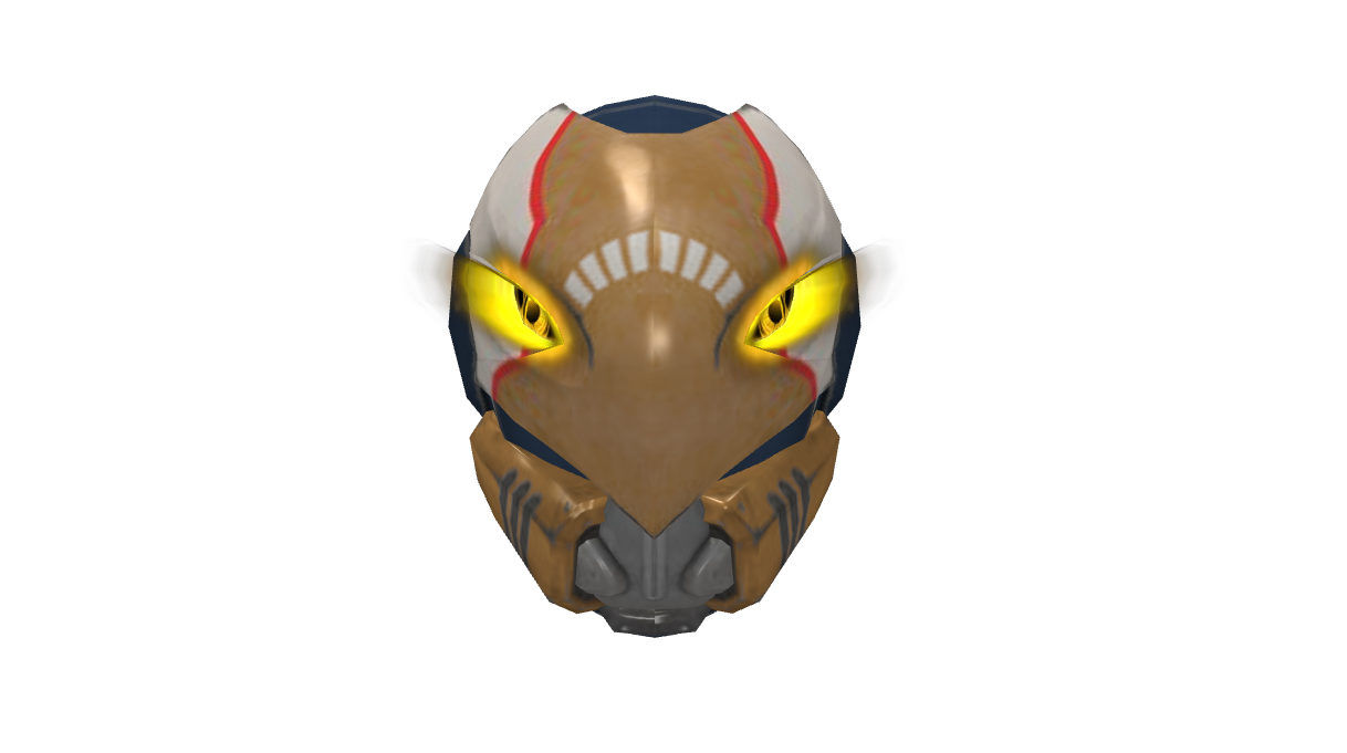 When a Gunslinger's super is fully charged, the Celestial Nighthawk's eagle eyes glow.